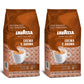 Lavazza Crema e Aroma Dark Roast Coffee Beans, 2.2 lb Bag, Pack of 2
