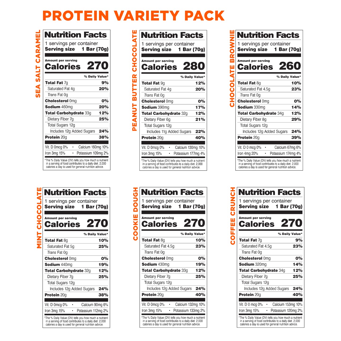 Probar - Protein Bar, Variety Pack, Non-Gmo, Gluten-Free, Healthy, Plant-Based, Whole-Food Ingredients, Natural Energy (12 Count