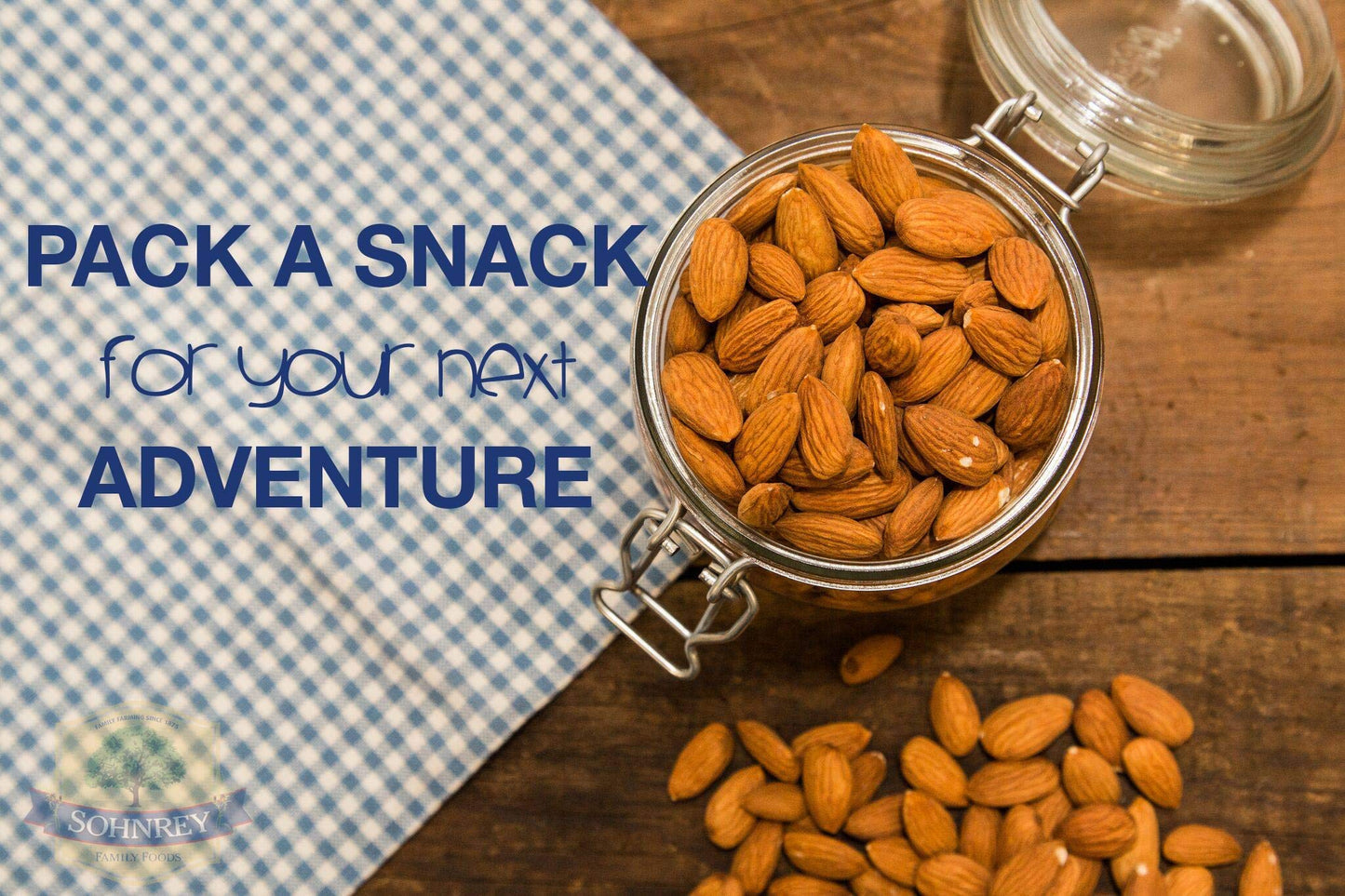 Bold Flavored Roasted Almonds - Smokey Jalapeno, Garlic, Wasabi And Soy Sauce - Holiday Party Snacks - Sohnrey Family Foods Vari