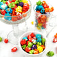 The Hampton Popcorn Company Rainbow Popcorn Bucket with Scoop, 20 Ounce, Fruitfetti Caramel Corn Tub