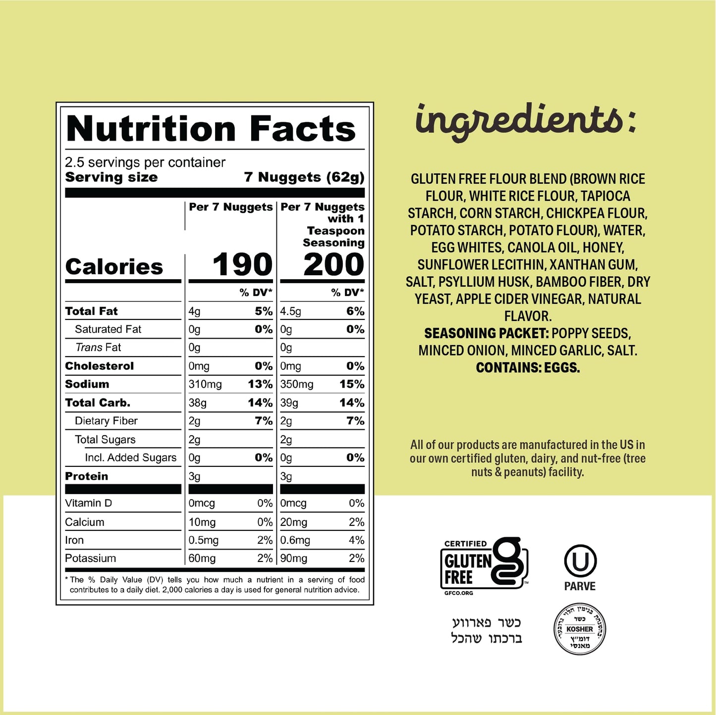 Katz Gluten Free Everything Soft Pretzel Nuggets. Gluten Free Snacks For Adults and Kids. Soy Free, Nut Free, Dairy Free, Kosher