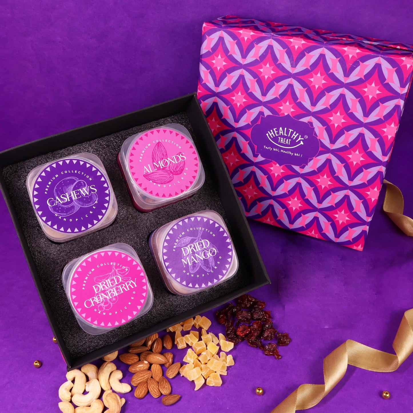 Healthy Treat Gladbites Berries And Dry Fruit Rakhi Gift Hamper | Rakhi Gifts For Brother And Sister | Festival Gift Hamper | Bi