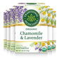 Traditional Medicinals Organic Chamomile & Lavender Herbal Tea, 32 Count (Pack Of 3) - 96 Tea Bags Total
