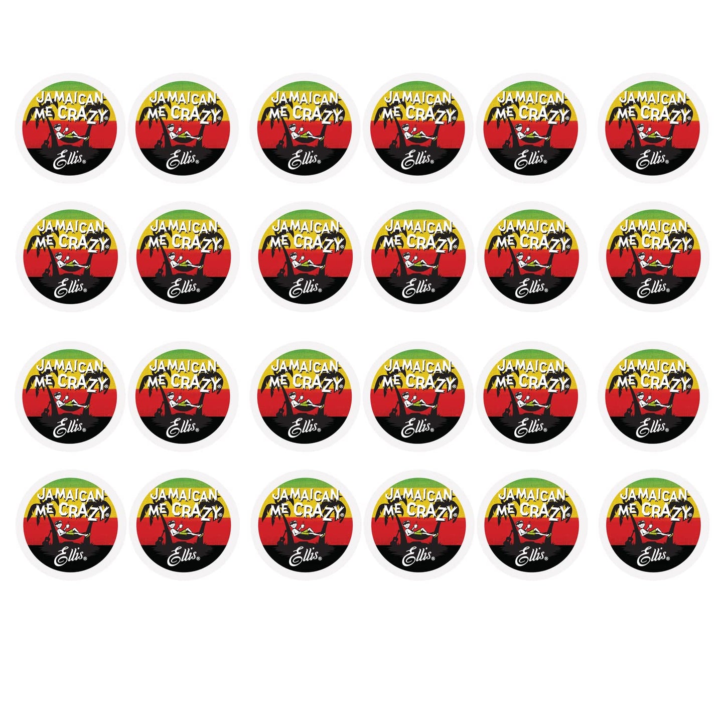Ellis Coffee - Jamaican Me Crazy® - Flavored Coffee – Single Serve Coffee Pods - For Use In Most K-Cups And Keurig 2.0 Malt-Inspired - 24 Count