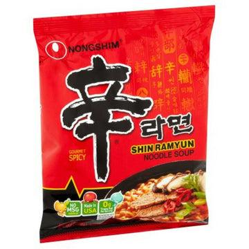Nongshim Shin Ramyun Noodle Soup, Gourmet Spicy, 4.2 Ounce (10 Pack)