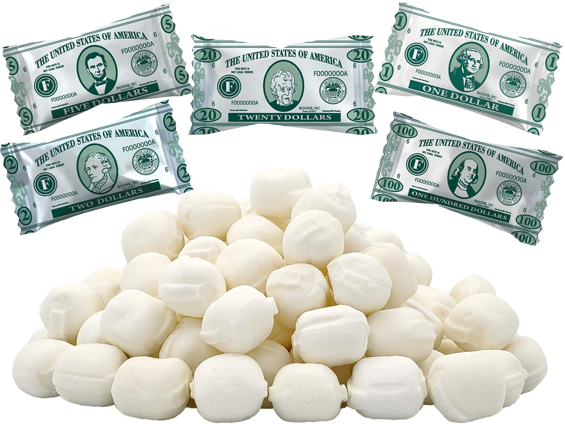 The Dreidel Company Money Buttermints, Mint Candies, After Dinner Mints, Butter Mint Candy, Fat-Free, Individually Wrapped (275 Pieces)