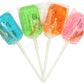 Hotlix Assorted Worm Sucker Lolipop - Pack Of 4 - Blueberry, Apple, Orange, Watermelon