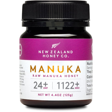 New Zealand Honey Co. Raw Manuka Honey Umf 24+ | Mgo 1122+ / 4.4Oz | 125G