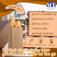 Mt Product Brown Paper Bags - 8 Lbs. Capacity, Multipurpose Grocery Bags - Disposable Paper Lunch Bags Perfect For Shopping, Sto