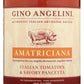 GINO ANGELINI Pasta Sauce AMATRICIANA, Tomato & Bacon, 24 oz, Pack of 2