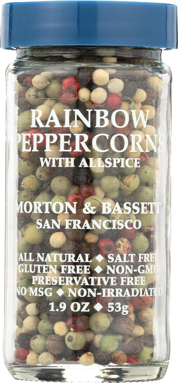 Morton & Bassett Rainbow Peppercorns, 1.9 Ounce, Spice Blend, Flavor Enhancer