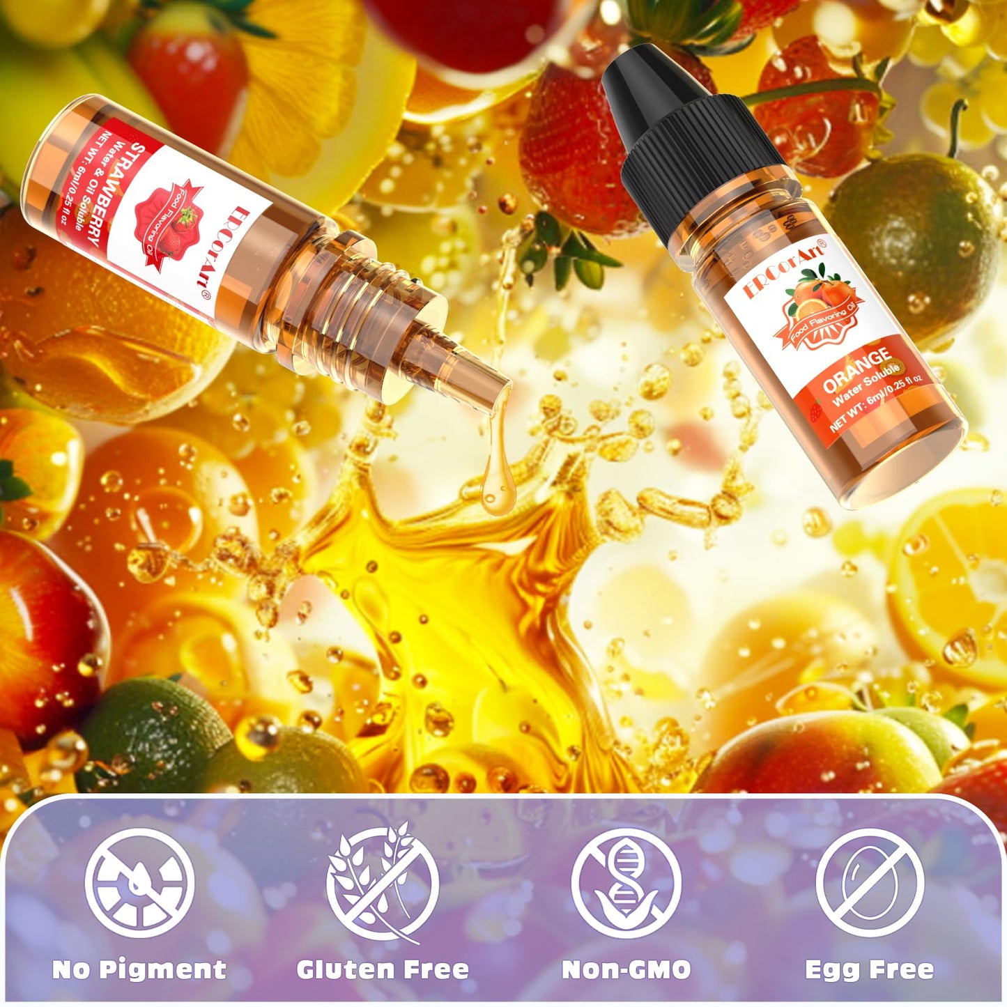 Food Flavoring Oil - 16 Liquid Lip Gloss Flavoring Oil, Concentrated Candy Pineapple Lavender Vanilla Extract Flavor Oil For Bak