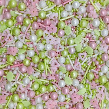 Flower Sprinkles Candy Mix Size Edible Pearls Cake Decorations Cupcake Toppers Cookie Decorating Perfect For Wedding Party Valen