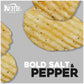 Kettle Foods Potato Chips Krinkle Salt & Fresh Ground Pepper, 5 Oz