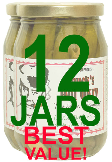 Conscious Choice Foods Gourmet Spicy Okra with Garlic & Habanero - One Dozen (Full Case)