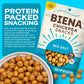 BIENA Chickpea Snacks - Crunchy Roasted Chickpeas - High Fiber Vegan Protein - 4-Pack, 5 Ounce Bags - Sea Salt