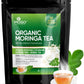 Mogo Organic Moringa Tea Bags - 50 Count,100% Pure,Caffeine Free,Rich Aroma And Taste, Enhanced Grade Moringa Tea Leaves, Antioxidants Rich Herbal Green Tea