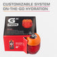 Gatorade Gx Hydration System - Non-Slip Squeeze Bottles & Drink Pods, 13 Fl Oz (Pack of 6), Zero Sugar, G  (24ct)
