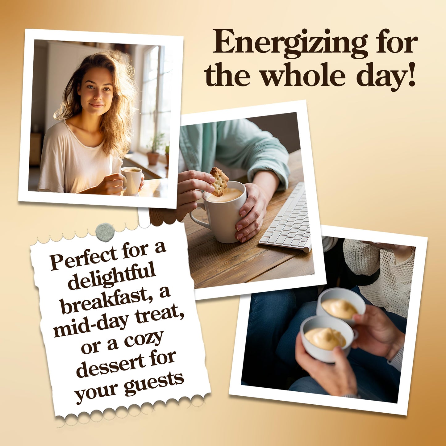 Italian Sweet Cream Coffee Creamer, Premium Powder Coffee Creamer - 8.81Oz / 20 Espresso Cups, Turns Into Instant Coffee Creamer