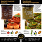 Chef Ole'S Party Set Of 5 Healthy Tapenades/Dips - Includes Hummus Type, Olive Tapenade, Black Olives, Green Olives, Asparagus,