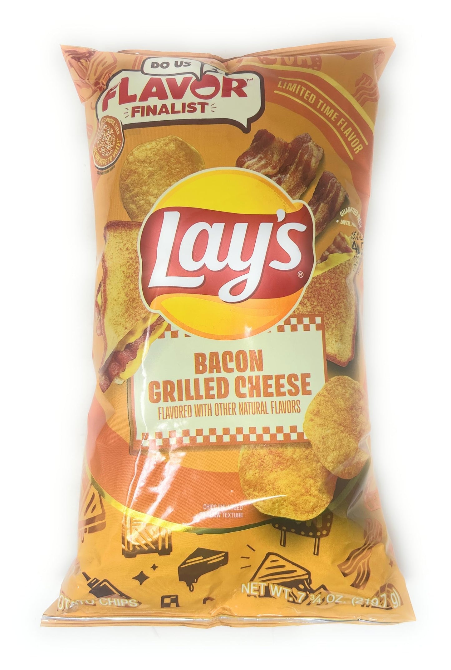 Lay's Bacon Grilled Cheese Flavored Potato Chips 7.75 oz 1 bag