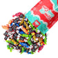 Assorted Flavored Mini Tootsie Rolls - Bulk Tootsie Rolls Candy, Individually Wrapped Assorted Flavor Midgee Fruit Chews, By Que