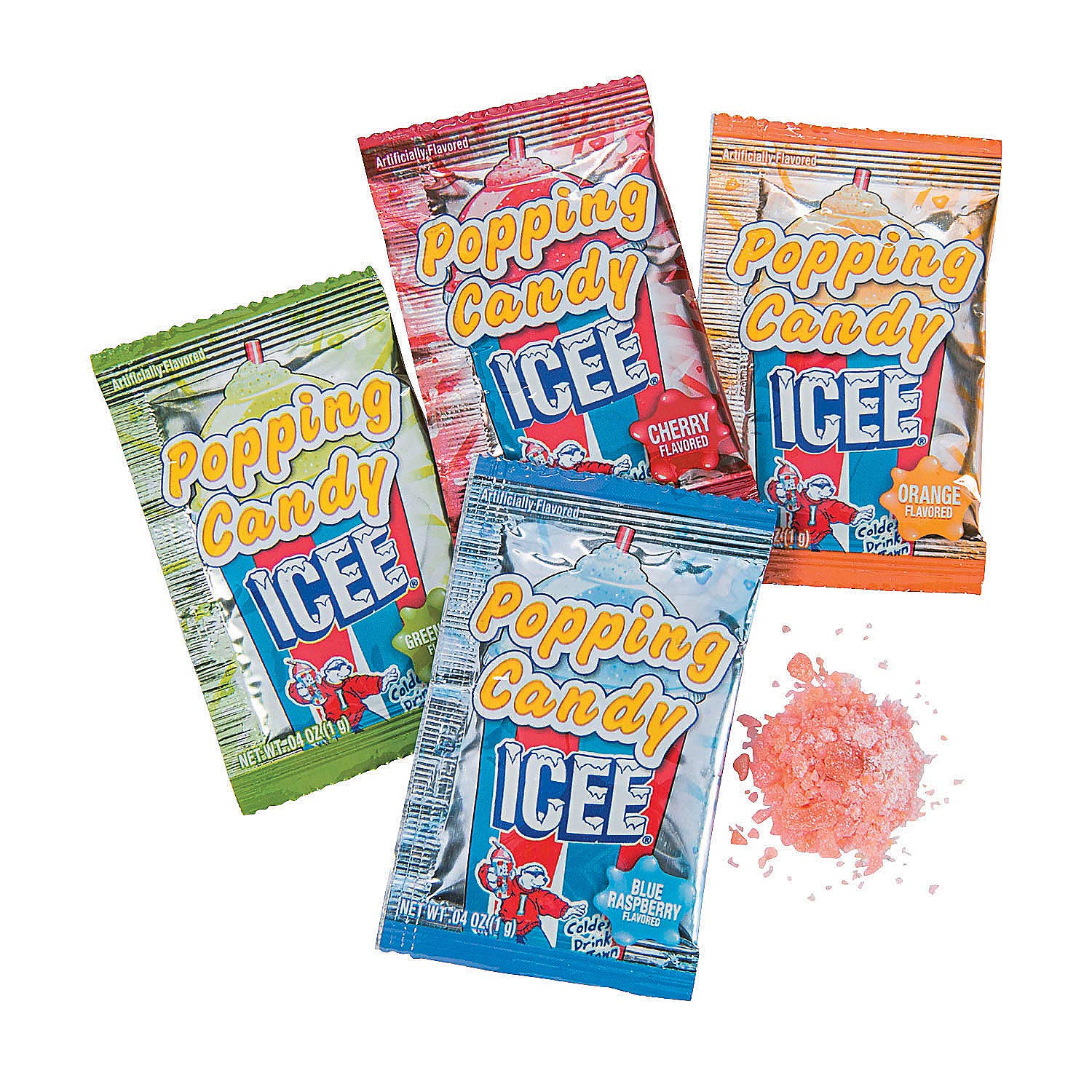 Icee Popping Candy In Bulk Bag,8 Ounces 250 Count