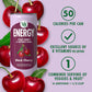 V8 Energy Black Cherry Energy Drink  8 fl oz Can (24 Pack)
