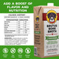 Brutus Bone Broth Chicken Broth for Dogs - Human Grade, 64 Fl Oz - Nutritious Toppers with Glucosamine & Turmeric