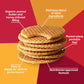 Honey Stinger Organic Peanut Butter Strawberry Waffle, Energy Stroopwafel For Exercise, Endurance And Performance, Sports Nutrit