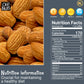 Almonds | Dry Roasted Unsalted Almonds | 2 Lb | No Salt, No Oil All-Natural Protein | Packed In New York Zip-Seal Bag For Exceptional Freshness By Oh Nuts