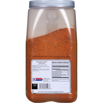 Mccormick Culinary Rotisserie Chicken Seasoning, 6.5 Lb - One 6.5 Pound Container Of Rotisserie Chicken Seasoning Rub For Poultry Dishes, Best For Restaurant Use