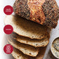 King Arthur High Gluten Flour, Contains Wheat Flour (wheat flour, malted barley flour) High Protein, 3 lb, White, 48 Ounces
