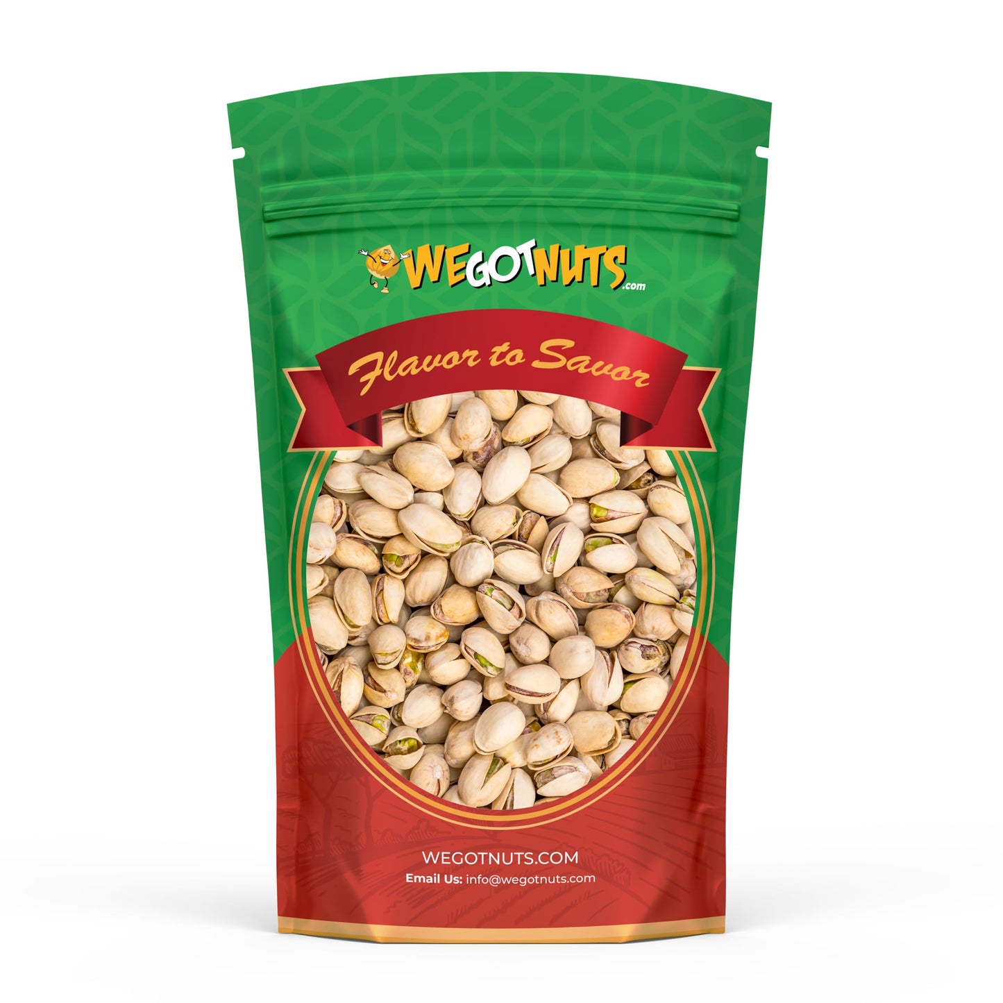 California Pistachios 3 Pounds - Top-Grade Quality Kosher Roasted Pistachios By We Got Nuts - Natural & Healthy Rich Flavor Snack - Whole  & Salted - Air-Tight Resealable Bag Package