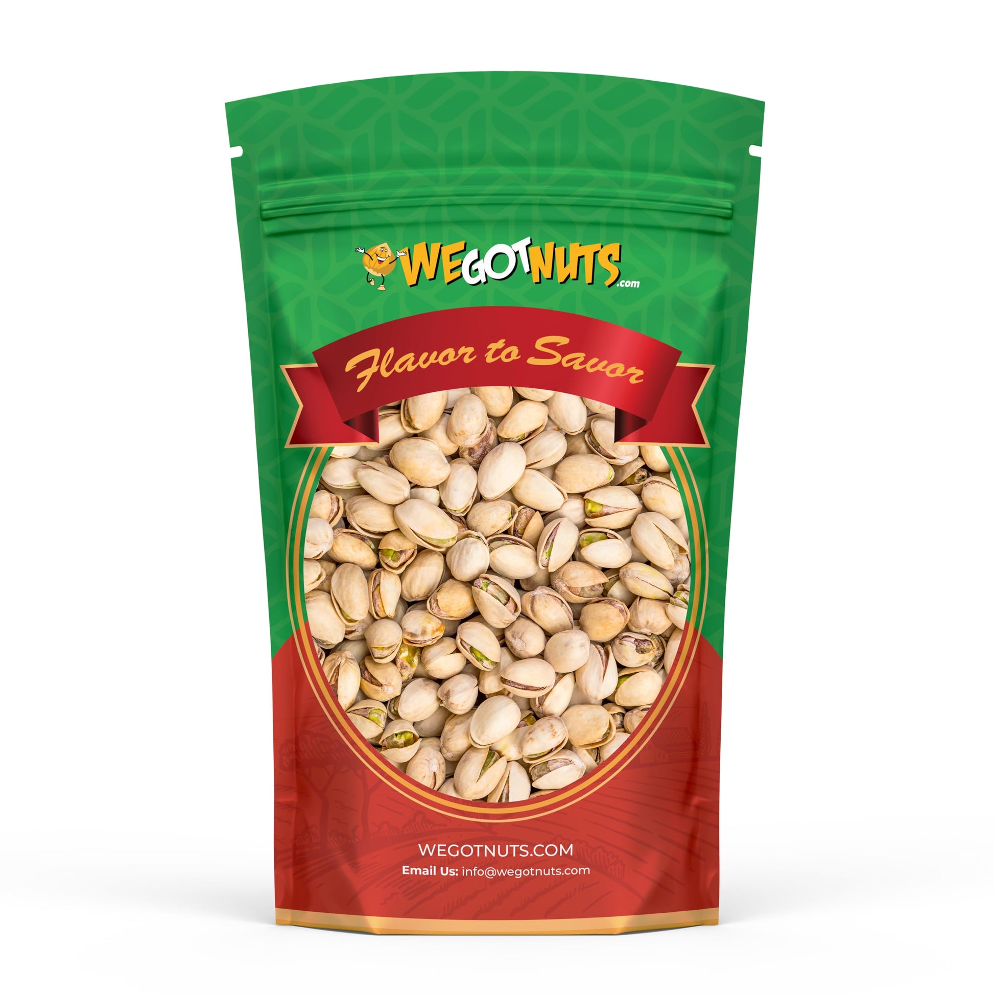 California Pistachios 3 Pounds - Top-Grade Quality Kosher Roasted Pistachios By We Got Nuts - Natural & Healthy Rich Flavor Snack - Whole  & Salted - Air-Tight Resealable Bag Package