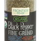 Frontier Co-Op Organic Fine Ground Black Pepper, 1.8 Ounce Bottle, Full-Bodied Flavor And Aroma, Kosher