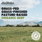 StarWalker Organic Farms Simply Salt and Pepper Beef Jerky - Organic, Regenerative Organic Certified, 42g Protein, No Nitrates,