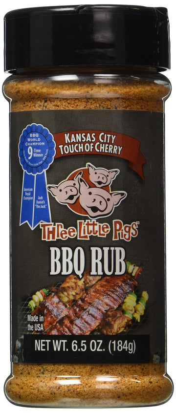 Three Little Pigs Kansas City Touch Of Cherry Rub 6.5 Ounce
