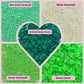 Confect Edible Sprinkles Mix - Green & White Vermicelli, Soy-Free, Dairy-Free, 5 Oz