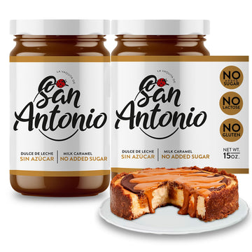 La Vaquita de San Antonio Dulce de Leche Classic Milk Caramel Spread, Gluten & Lactose Free, 15 oz, Pack of 2