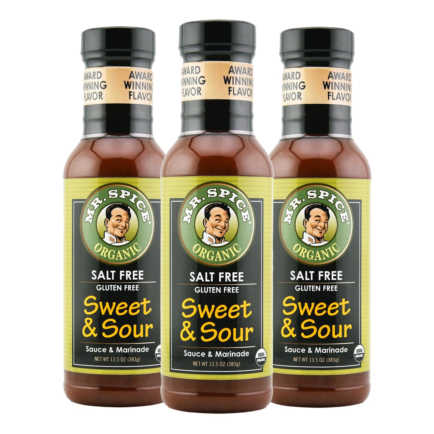 Mr. Spice Organic - Salt Free Sauce (Sweet & Sour, 3-Pack)