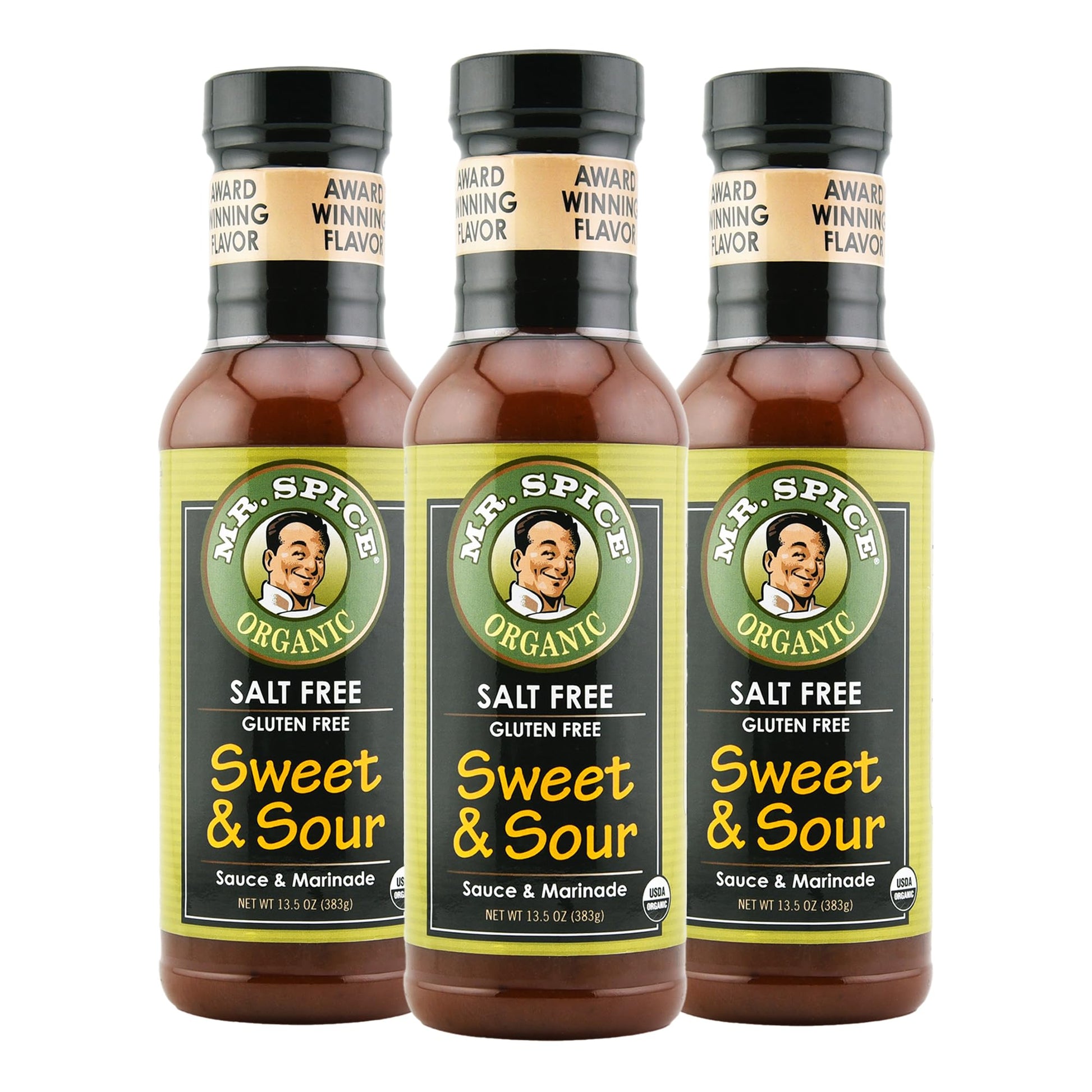 Mr. Spice Organic - Salt Free Sauce (Sweet & Sour, 3-Pack)