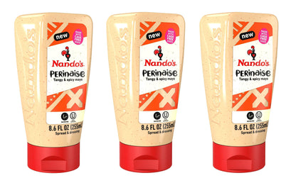 Nandos Original Spicy Mayo PERinaise - Flavored Mayonnaise Spread & Dressing - Gluten Free - 8.6 fl oz (3 Pack)