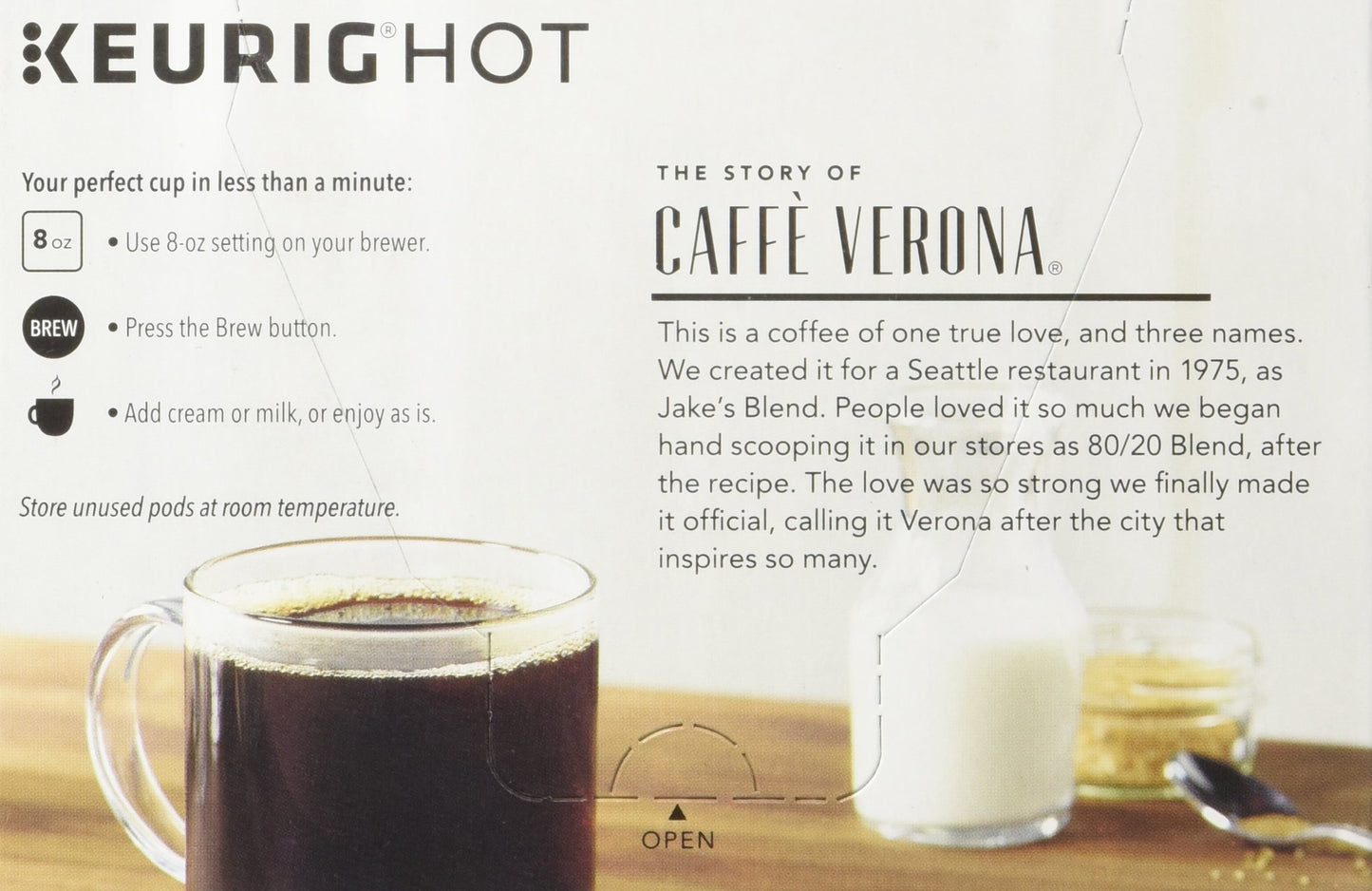 Starbucks K-Cups Caffe Verona K-Cups Caf Verona, 10 Ct (Pack Of 6)