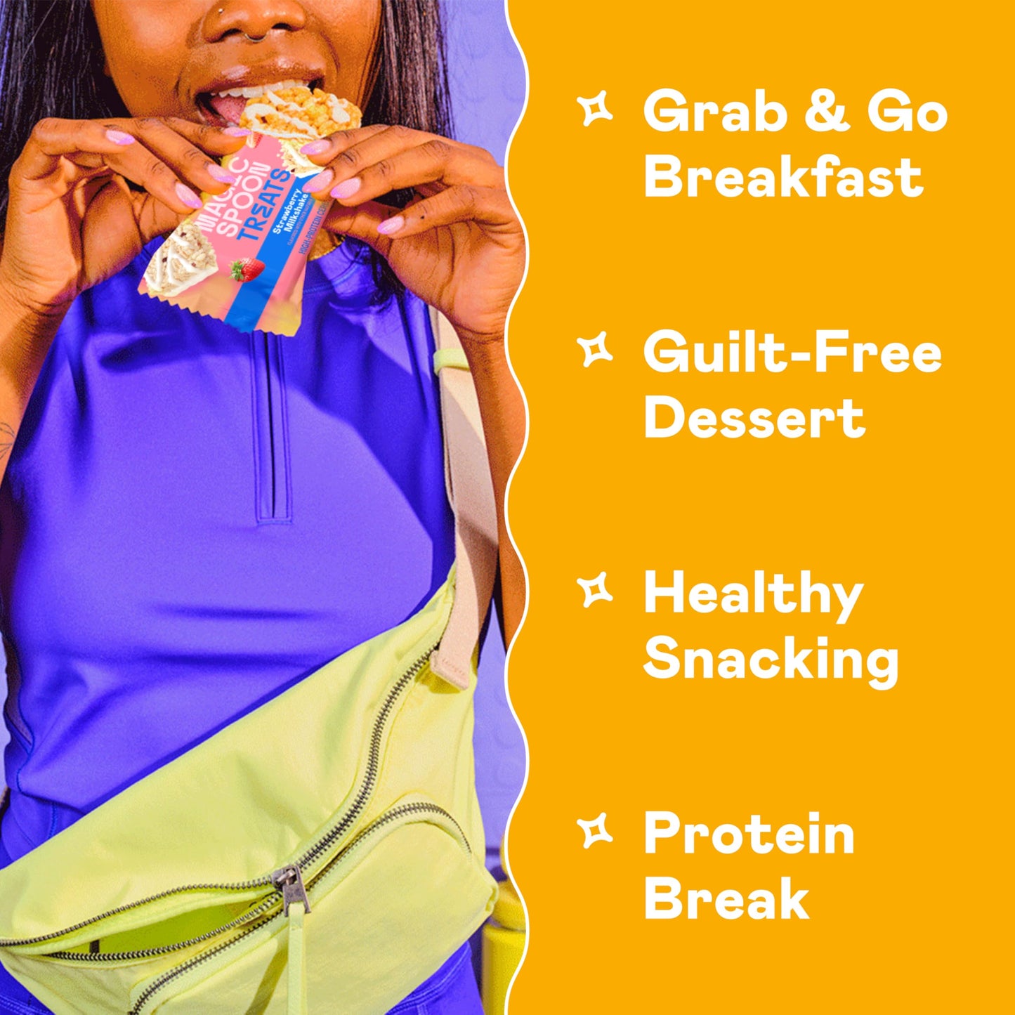 Magic Spoon Strawberry Milkshake   - High Protein, Low Carb, Gluten Free, 2 Pack Crispy Cereal Bars