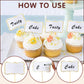 56 Pcs White Cheese Markers Cake Topper Toothpick Cupcake Toppers For Charcuterie Board Buffet Labels Blank Toothpick Flags Appe