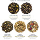 Tea Forte Premium Tea Gift Sampler - 20 Count, 2 of Each Variety, Handcrafted Pyramid Infuser Bags