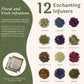 Lyon Diy Tea Blending Set-16 Tin Variety Pack-Premium Herbal Tea & Exotic Floral/Fruit Flavor Infusers - Create 75+ Cups W/Assor