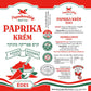 Hungarian Paprika Paste, Sweet (3X160G/5.6Oz) Certified Kosher, Imported From Hungary, Similar To Piros Arany