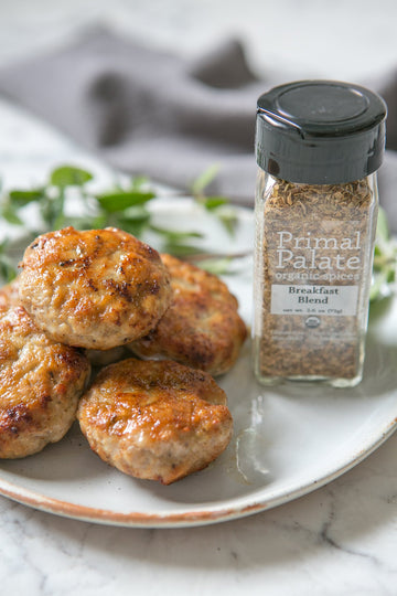 Primal Palate Organic Spices Breakfast Blend, Certified Organic, 2.6 Oz Bottle